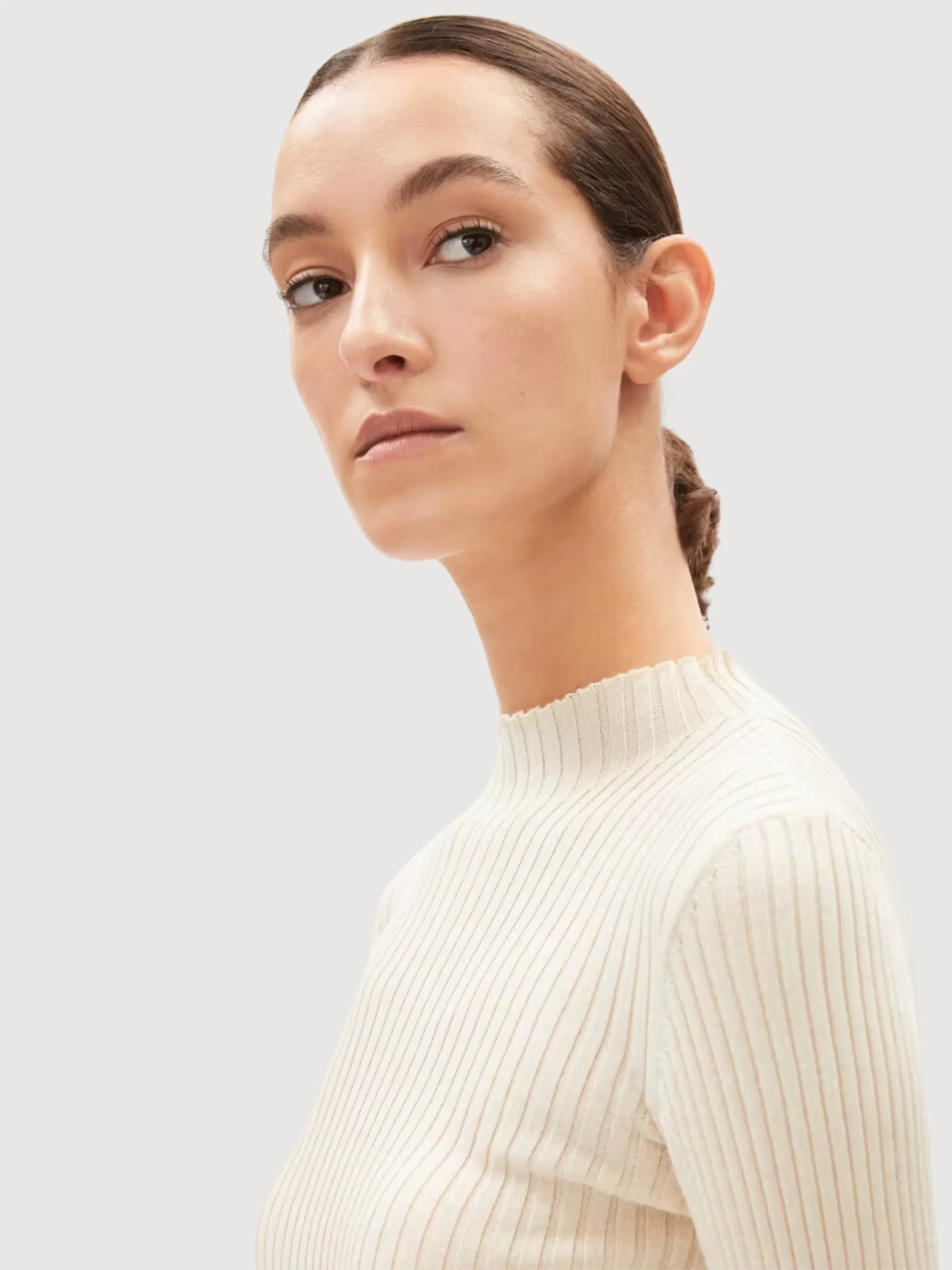 Alaania Long Sleeves White Women | Armedangels