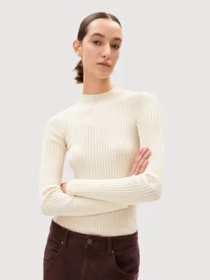 Alaania Long Sleeves White Women | Armedangels