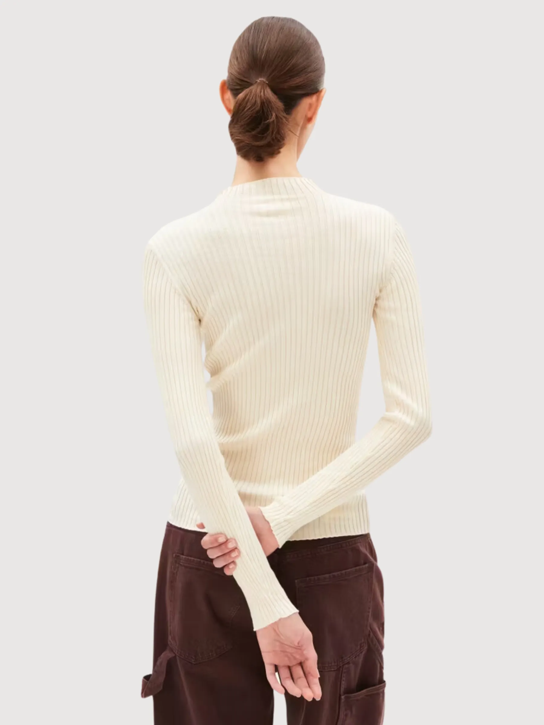 Alaania Long Sleeves White Women | Armedangels