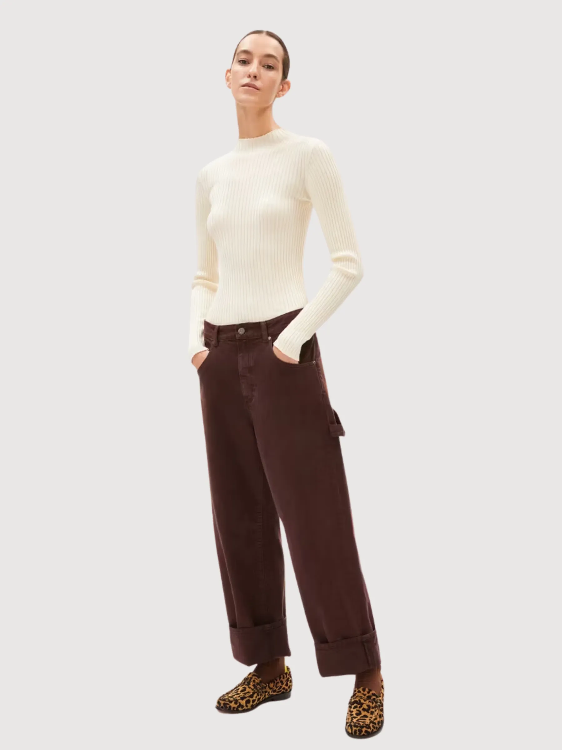 Alaania Long Sleeves White Women | Armedangels