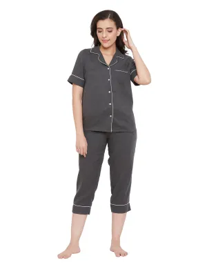 Ashley Cotton Melange Sleep Capri Set