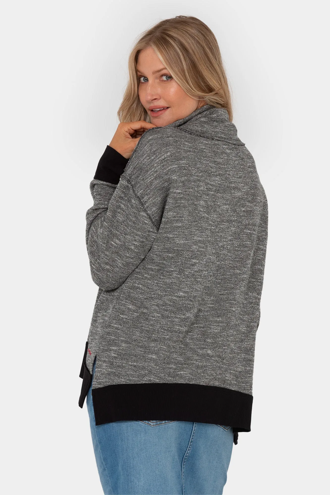 Birdseye Two-Tone Pull-Over