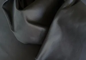 Deep Black Duchess Silk Blend Satin (Made in Italy)