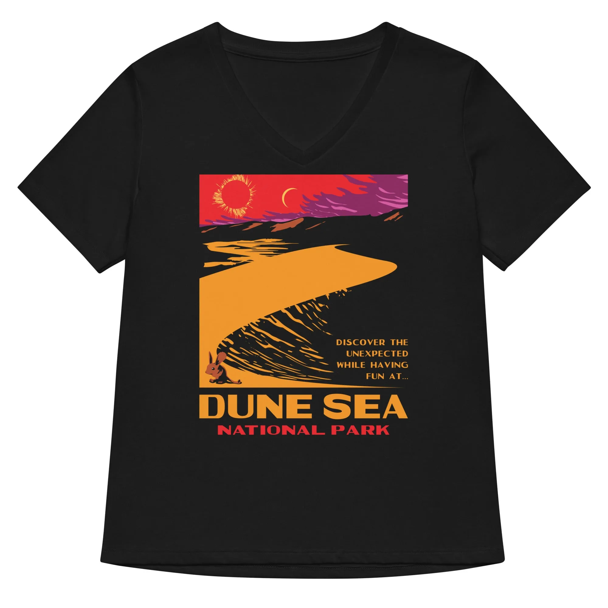 Dune Sea National Park Women's V-Neck Tee