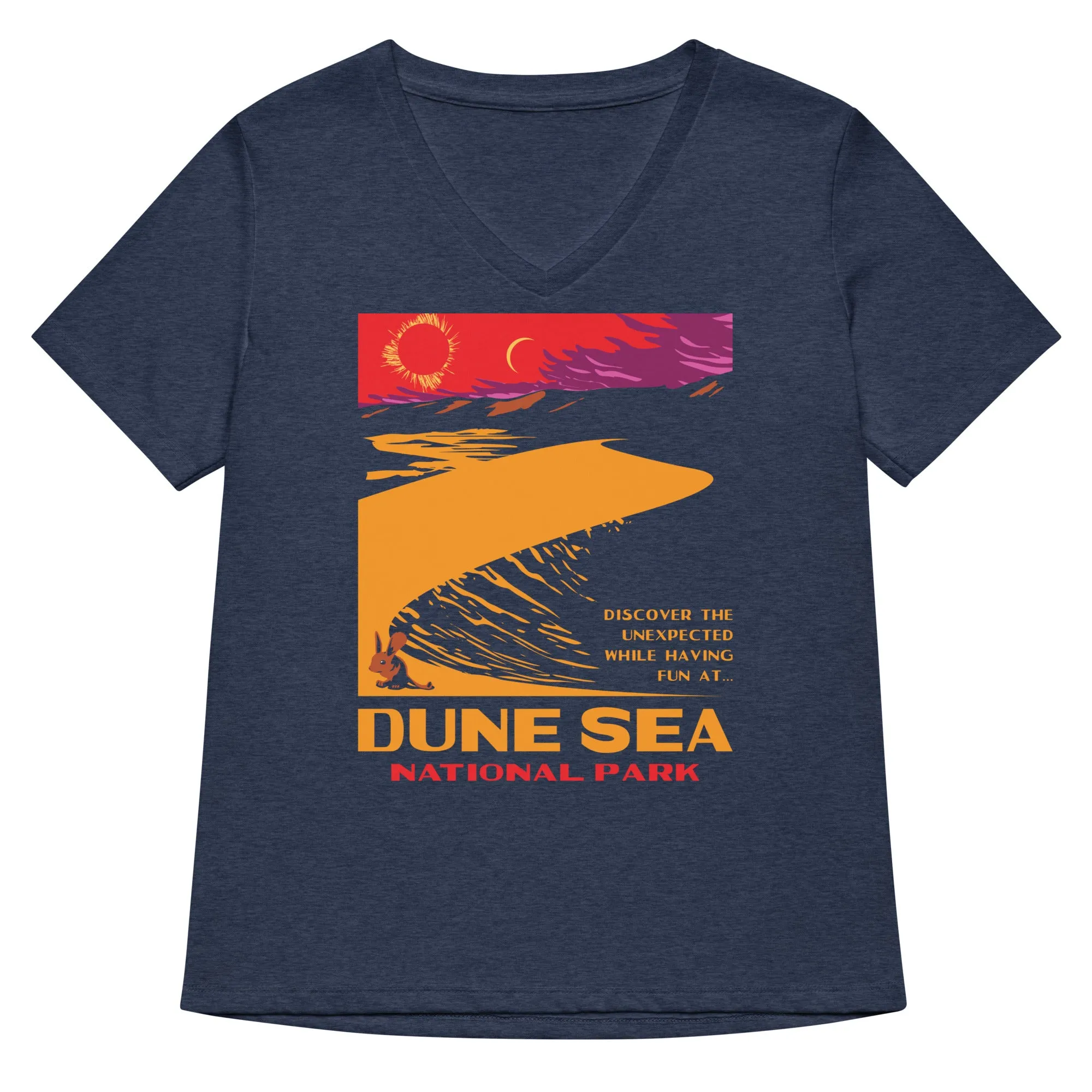 Dune Sea National Park Women's V-Neck Tee