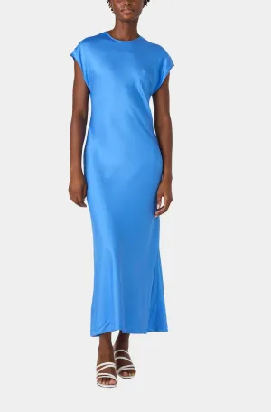 Ennis Satin Column Midi Dress