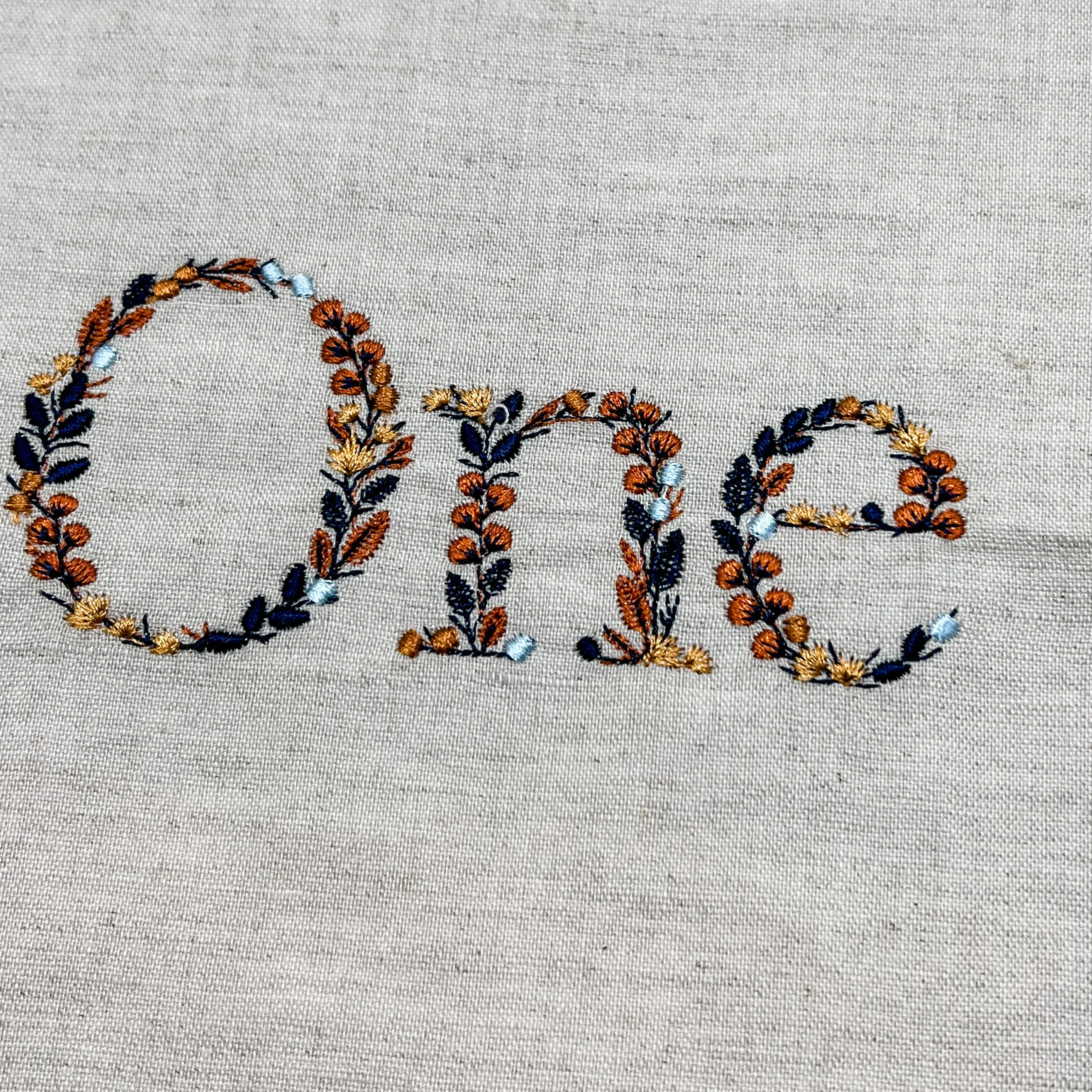 First Birthday Personalised One Bubble Romper - Foliage