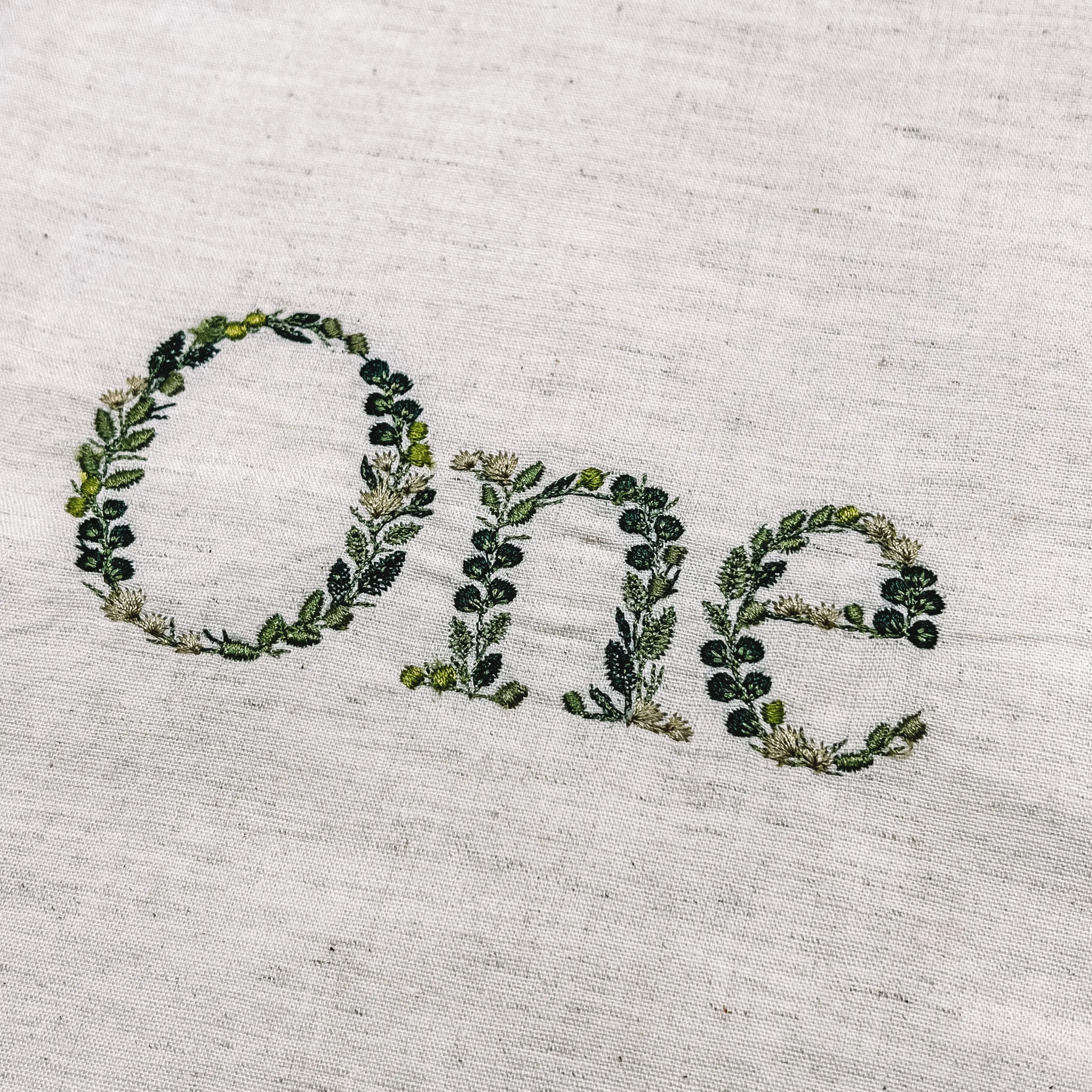 First Birthday Personalised One Bubble Romper - Foliage