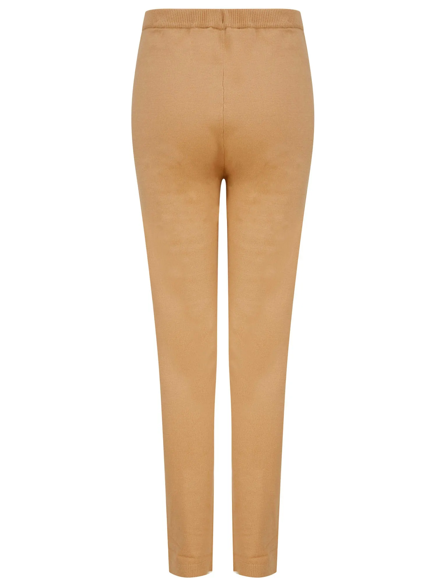 Fonteyn Star Motif 2pc Jersey Knit Matching Hoody & Pants Lounge Co-ord Set in Nougat Nut - Amara Reya