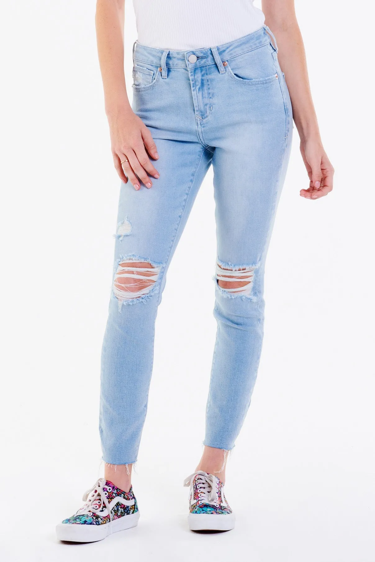 GISELE HIGH RISE ANKLE SKINNY JEANS JOLIET