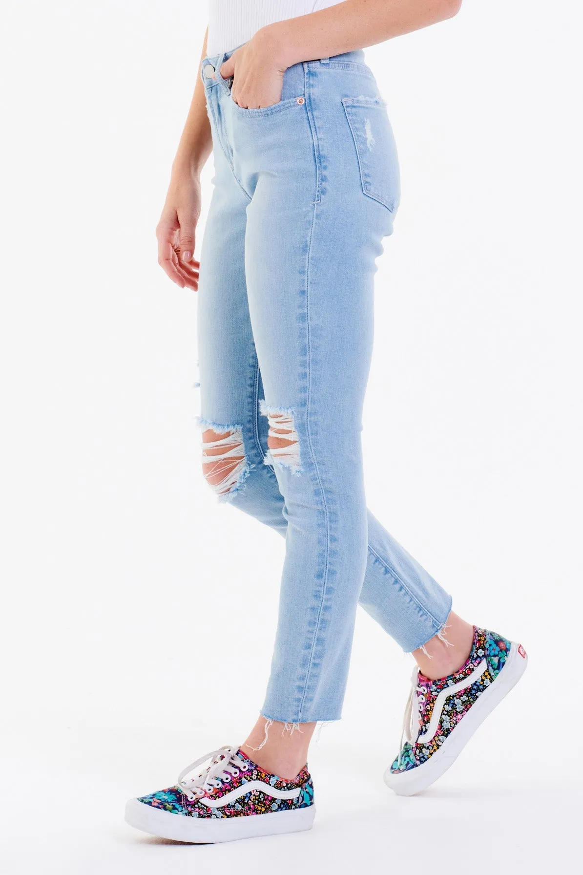 GISELE HIGH RISE ANKLE SKINNY JEANS JOLIET