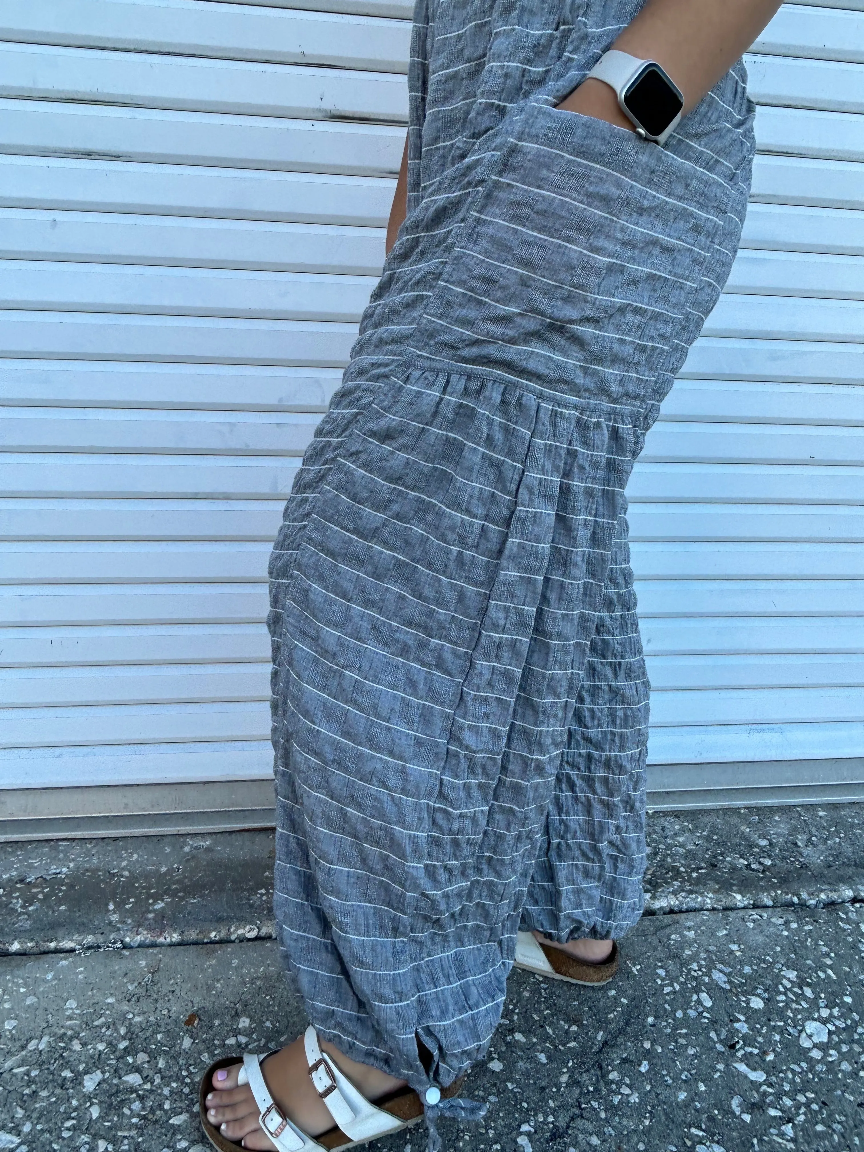 Grace Gray Jumpsuit