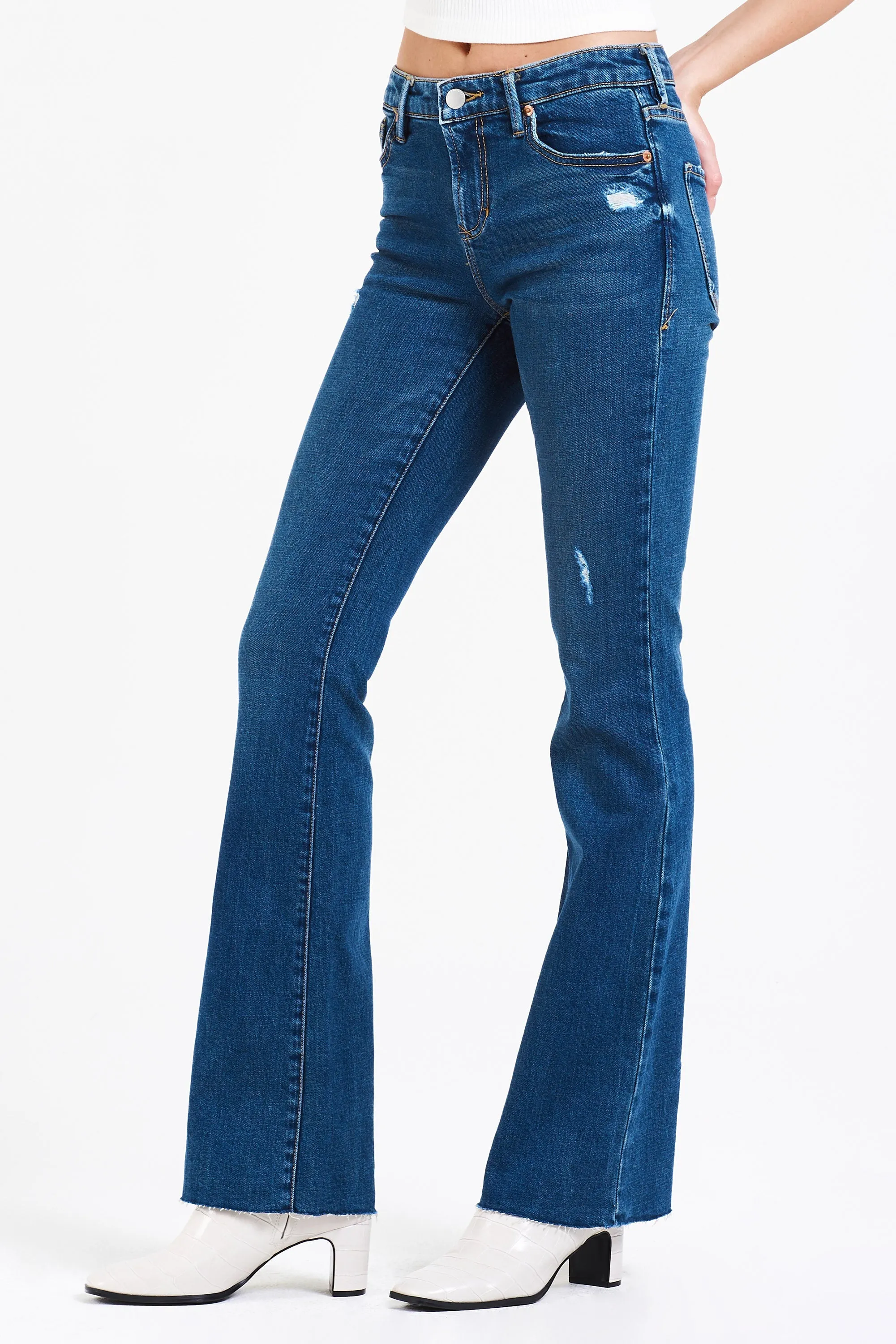 JAXTYN HIGH RISE BOOTCUT JEANS ST. TROPEZ