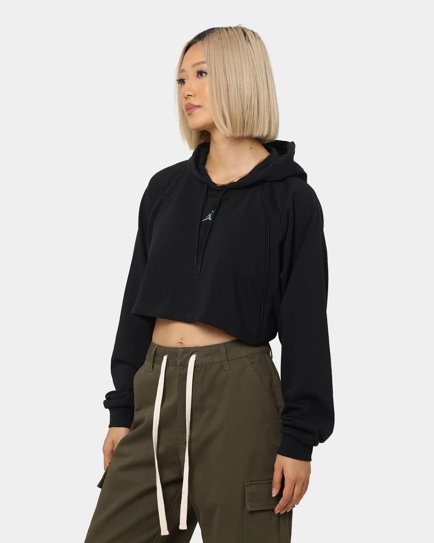 Jordan Women's Jordan Sport Crop Fleece Pullover Black