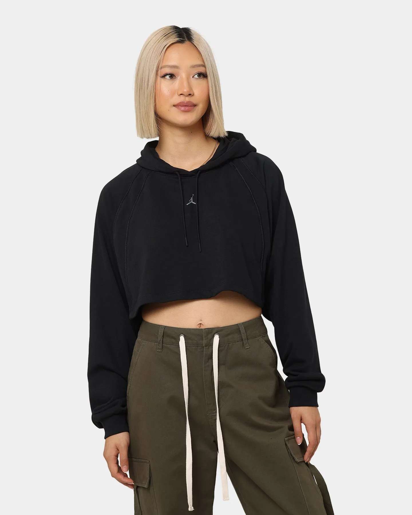 Jordan Women's Jordan Sport Crop Fleece Pullover Black