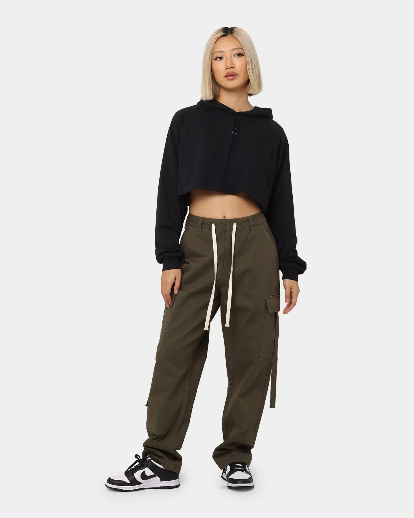 Jordan Women's Jordan Sport Crop Fleece Pullover Black