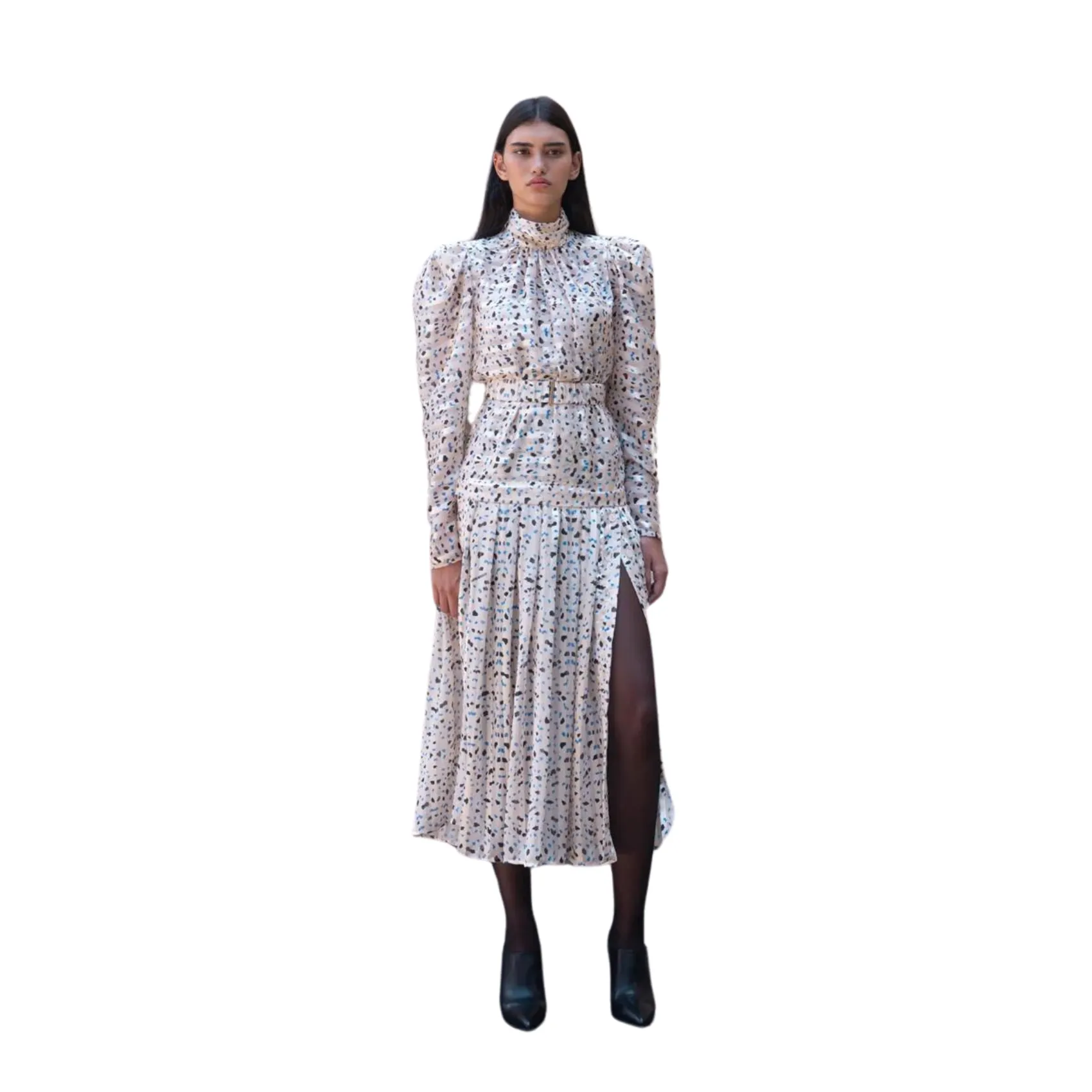 Leilani Dress - Ivory Print