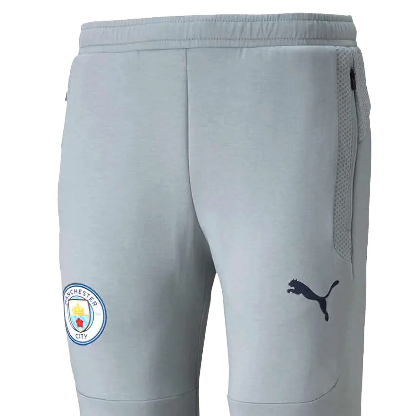 Manchester City hooded Casual presentation tracksuit 2022 navy/grey - Puma