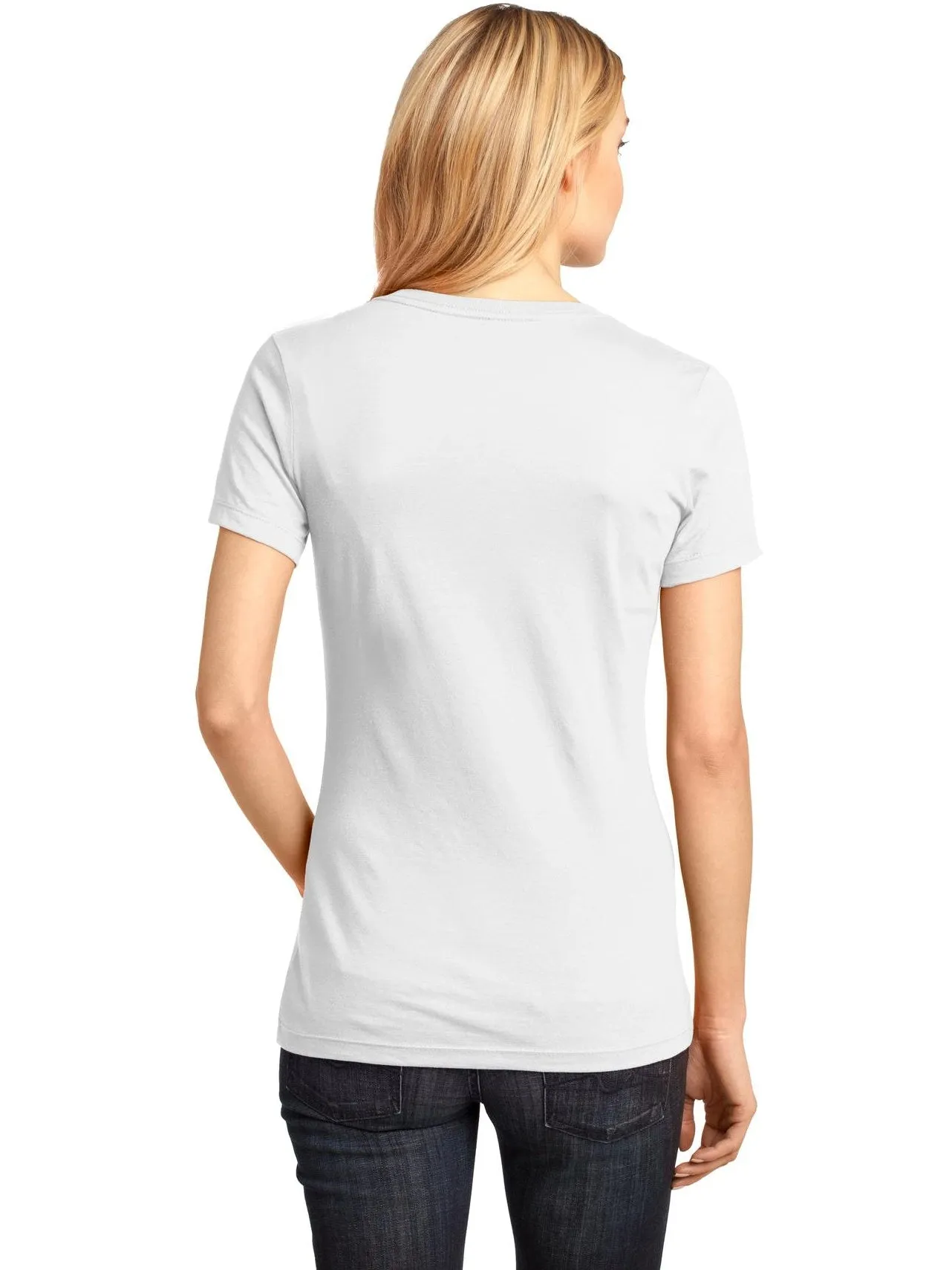 OUTLET-District Ladies Perfect Weight V-Neck Tee