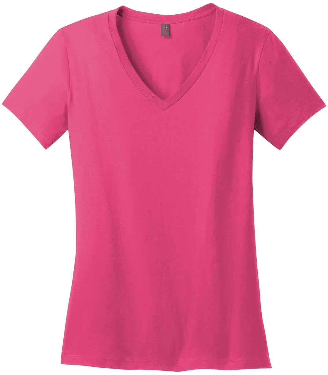 OUTLET-District Ladies Perfect Weight V-Neck Tee