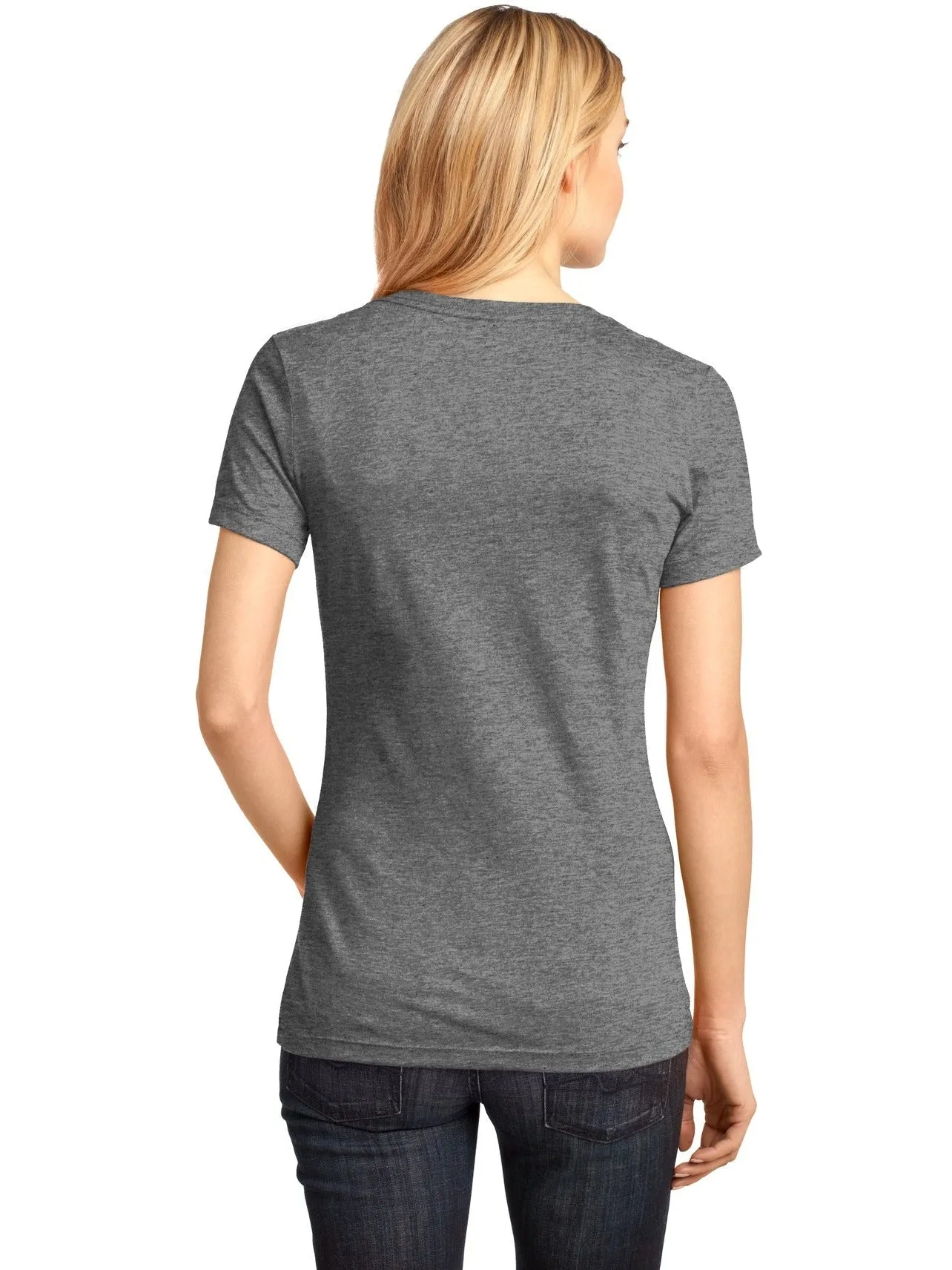 OUTLET-District Ladies Perfect Weight V-Neck Tee