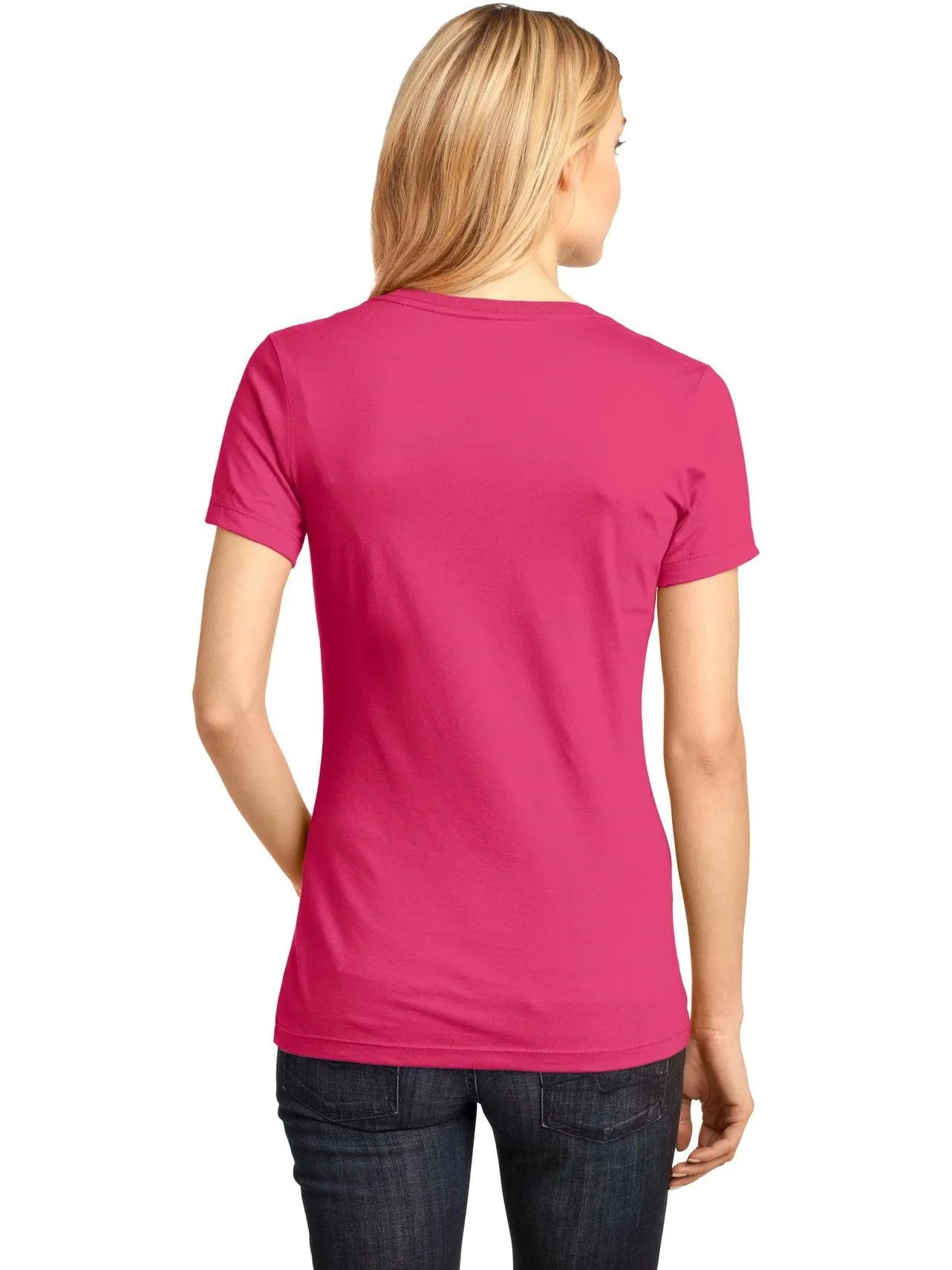OUTLET-District Ladies Perfect Weight V-Neck Tee