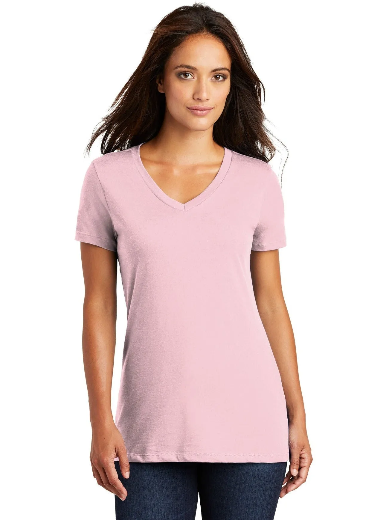 OUTLET-District Ladies Perfect Weight V-Neck Tee
