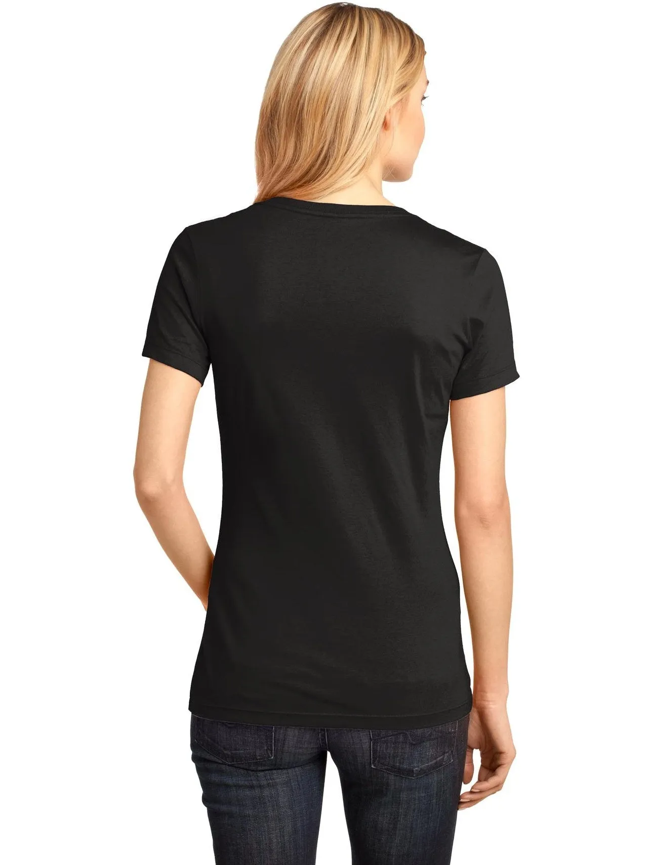 OUTLET-District Ladies Perfect Weight V-Neck Tee