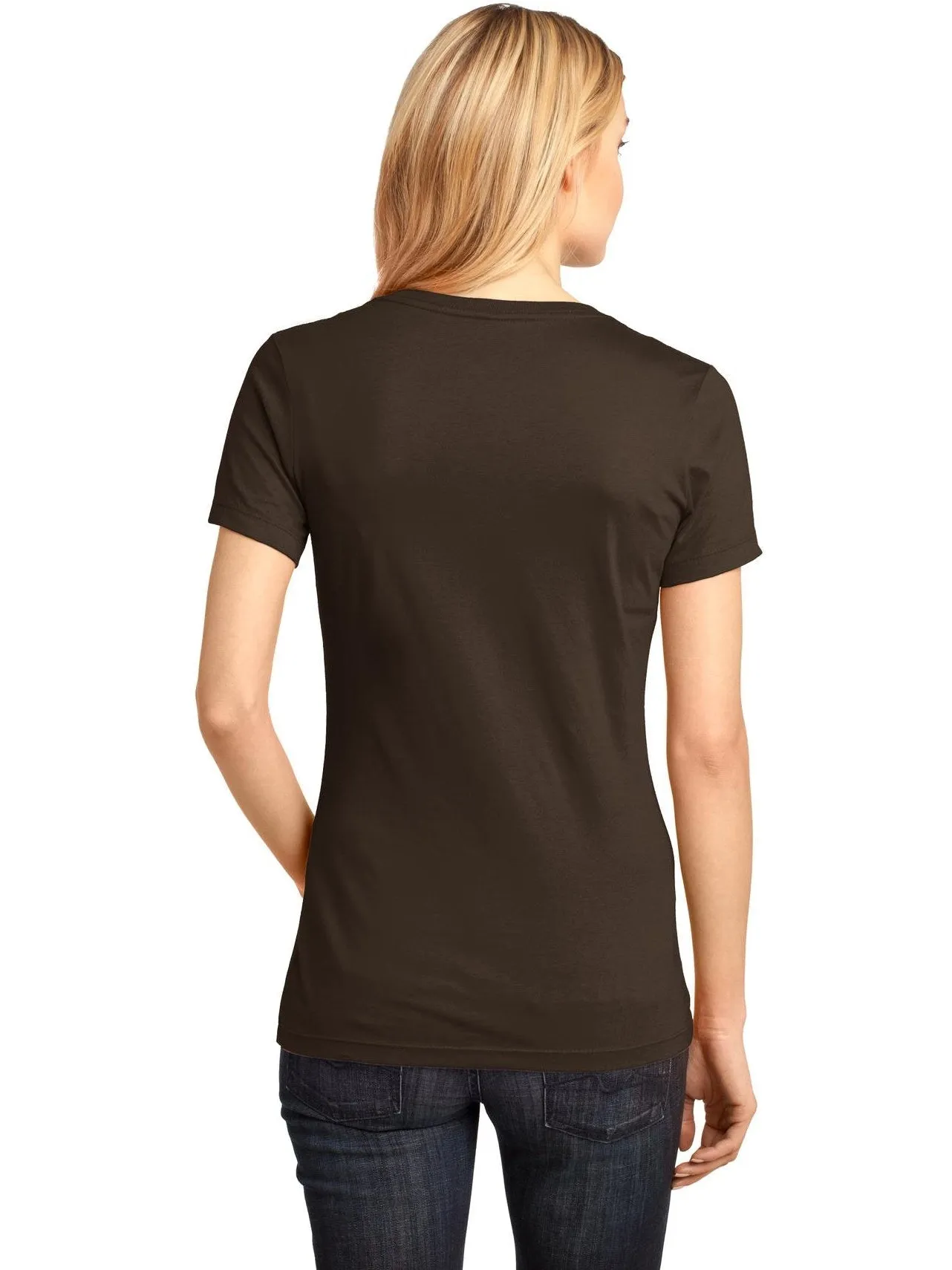 OUTLET-District Ladies Perfect Weight V-Neck Tee