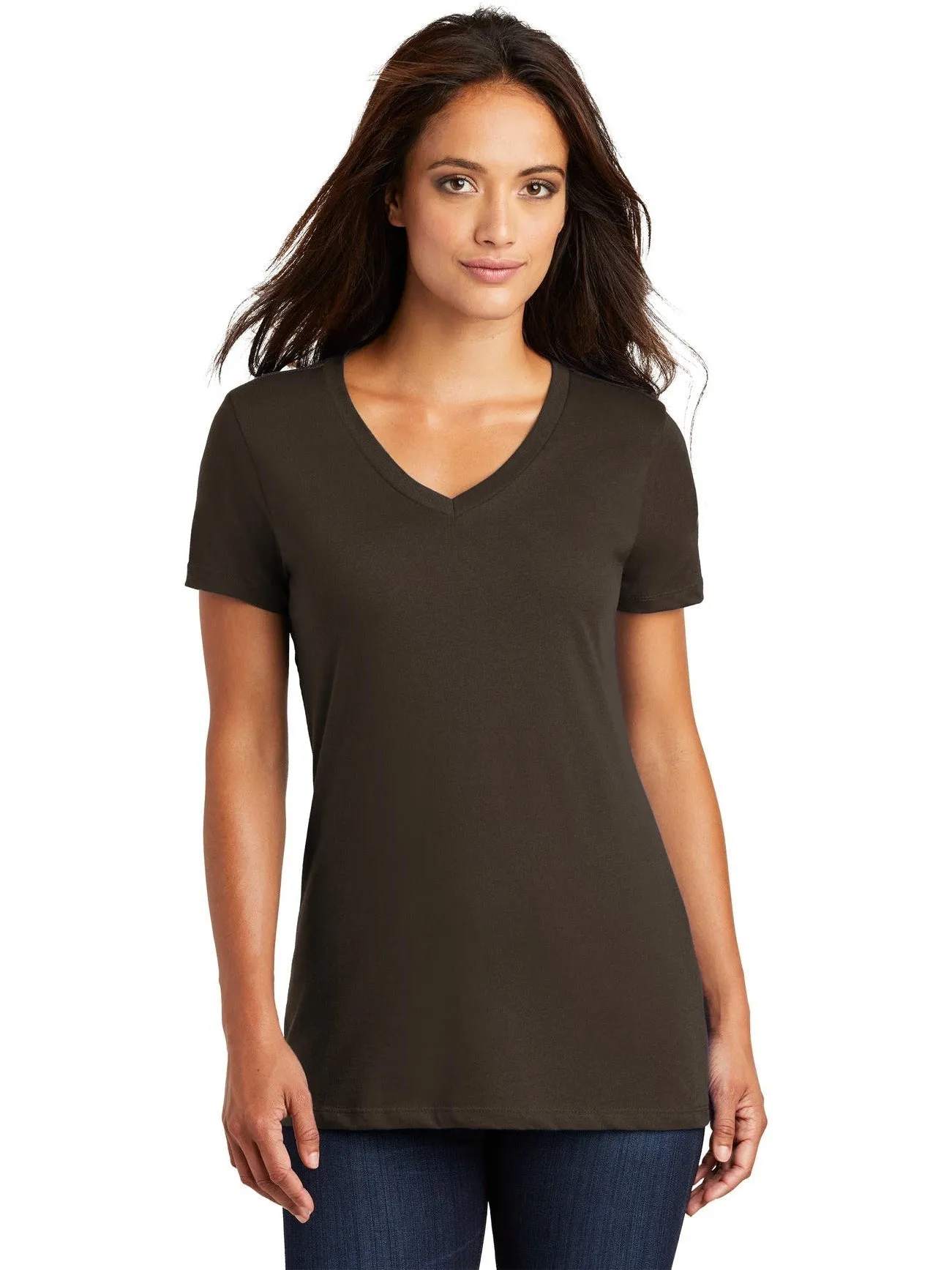 OUTLET-District Ladies Perfect Weight V-Neck Tee