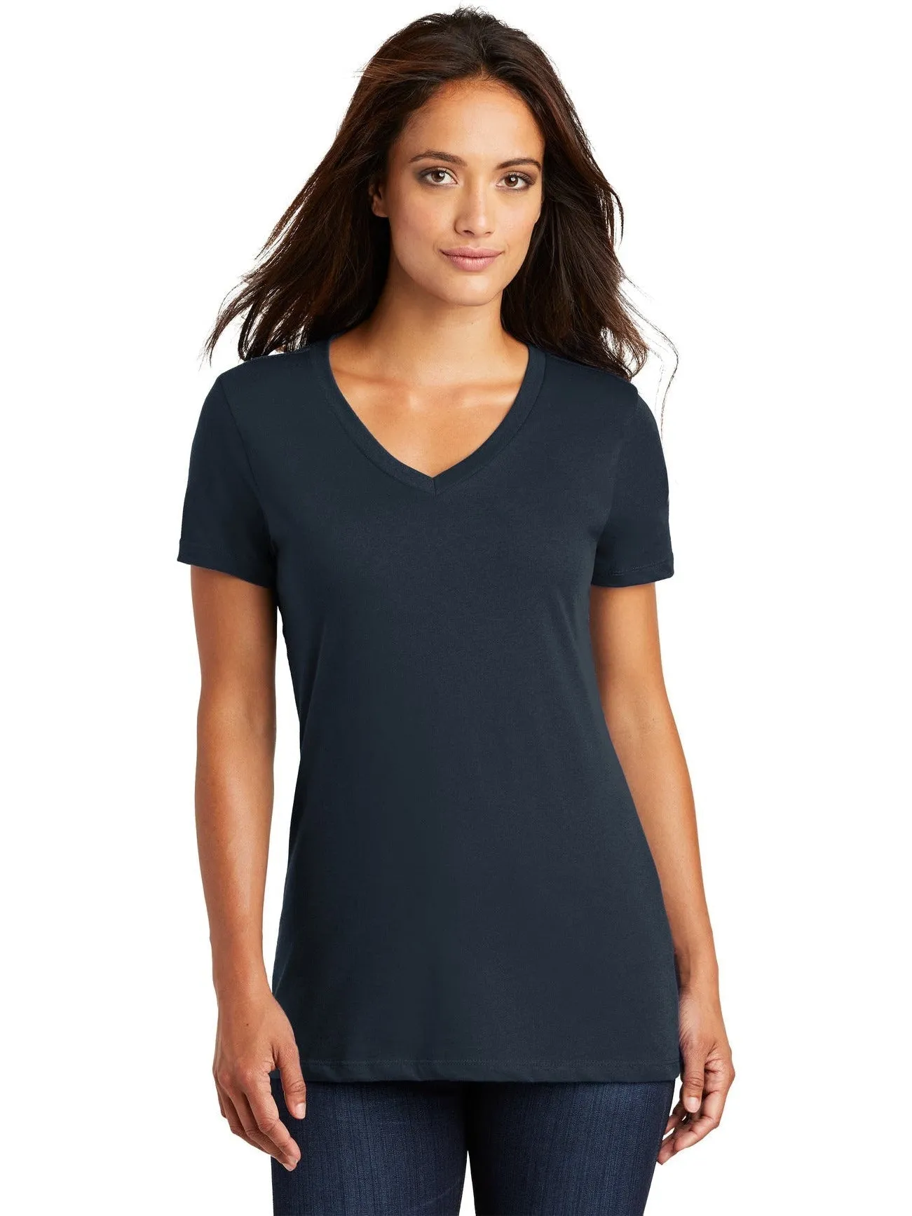 OUTLET-District Ladies Perfect Weight V-Neck Tee