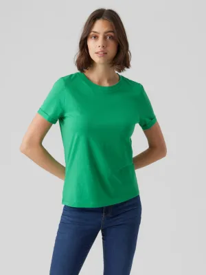 Paula 100% Cotton T-Shirt - Bright Green