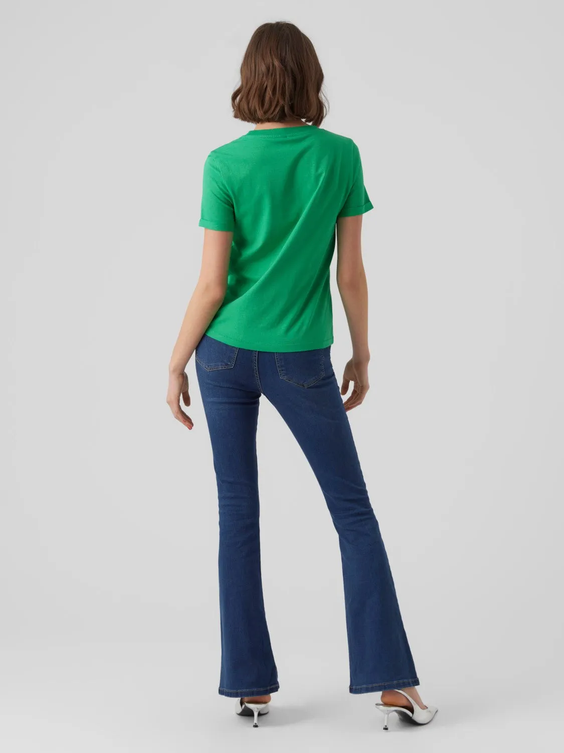 Paula 100% Cotton T-Shirt - Bright Green