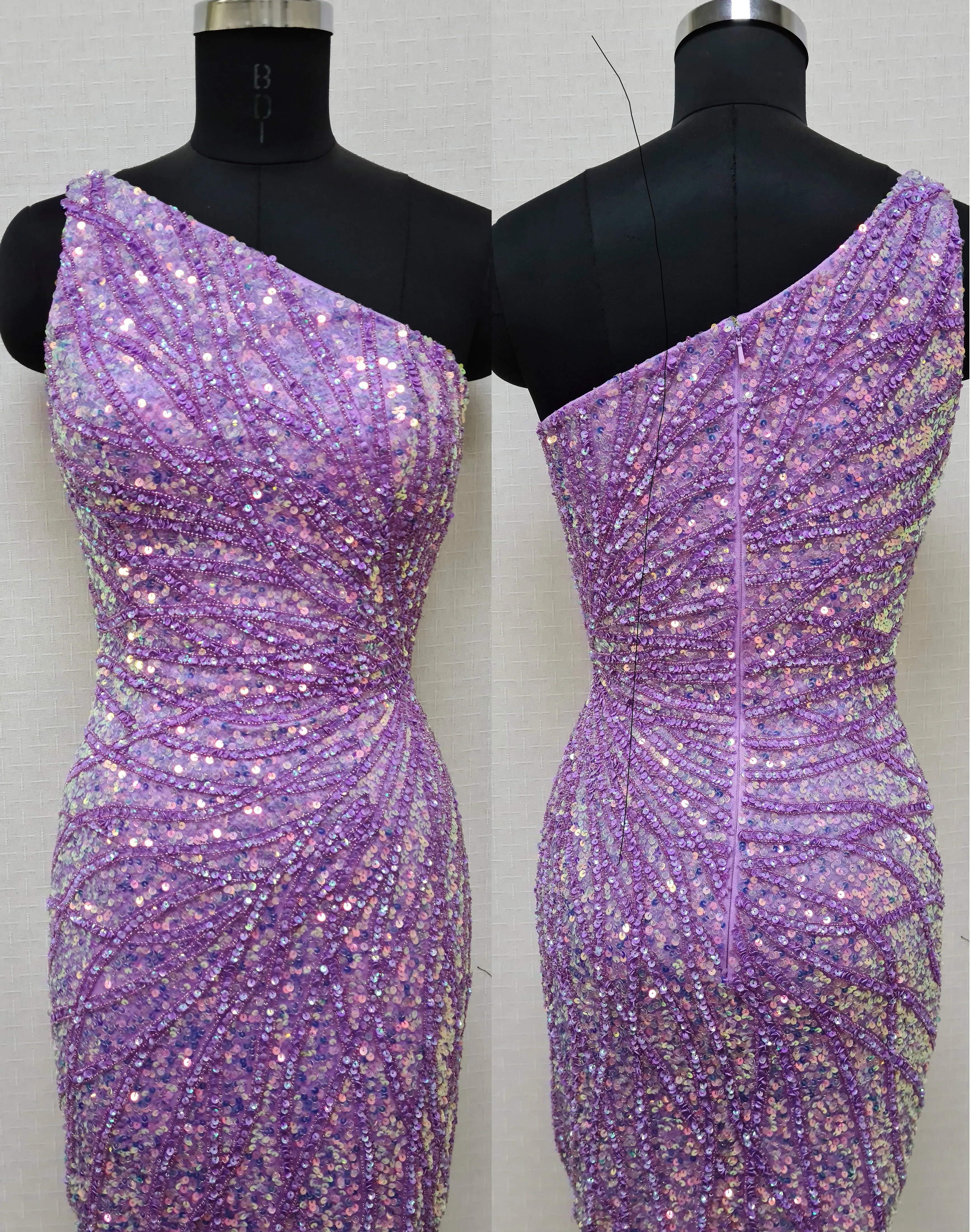 Primavera Couture 4021 One Shoulder Cocktail Dress