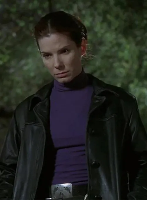 Sandra Bullock Murder by Numbers Leather Trench Coat