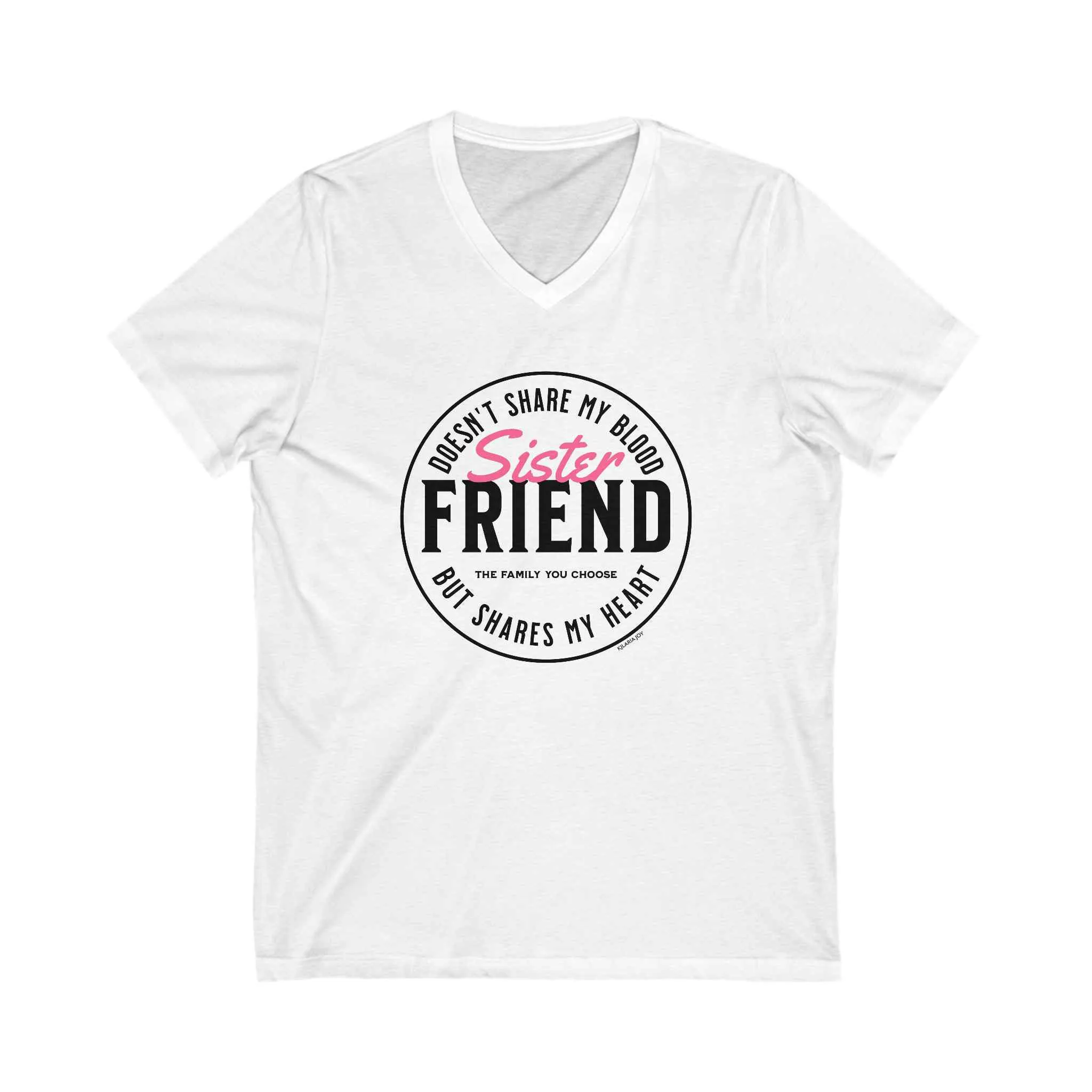 Sister Friend Shirt Women's Premium V-neck T-shirt