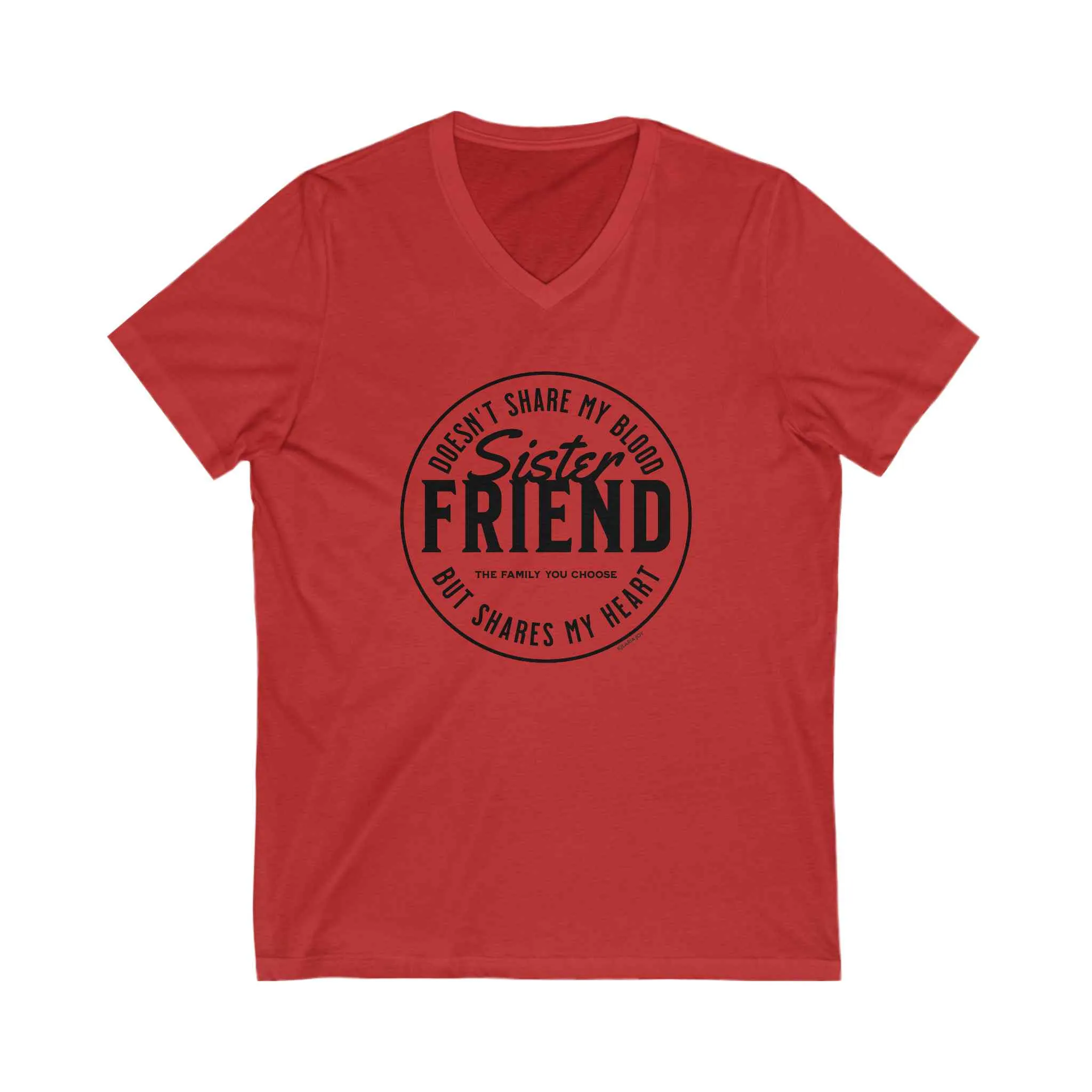Sister Friend Shirt Women's Premium V-neck T-shirt