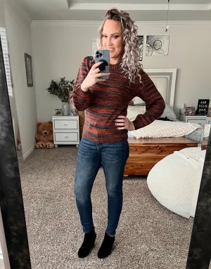 Toni heathered knit sweater