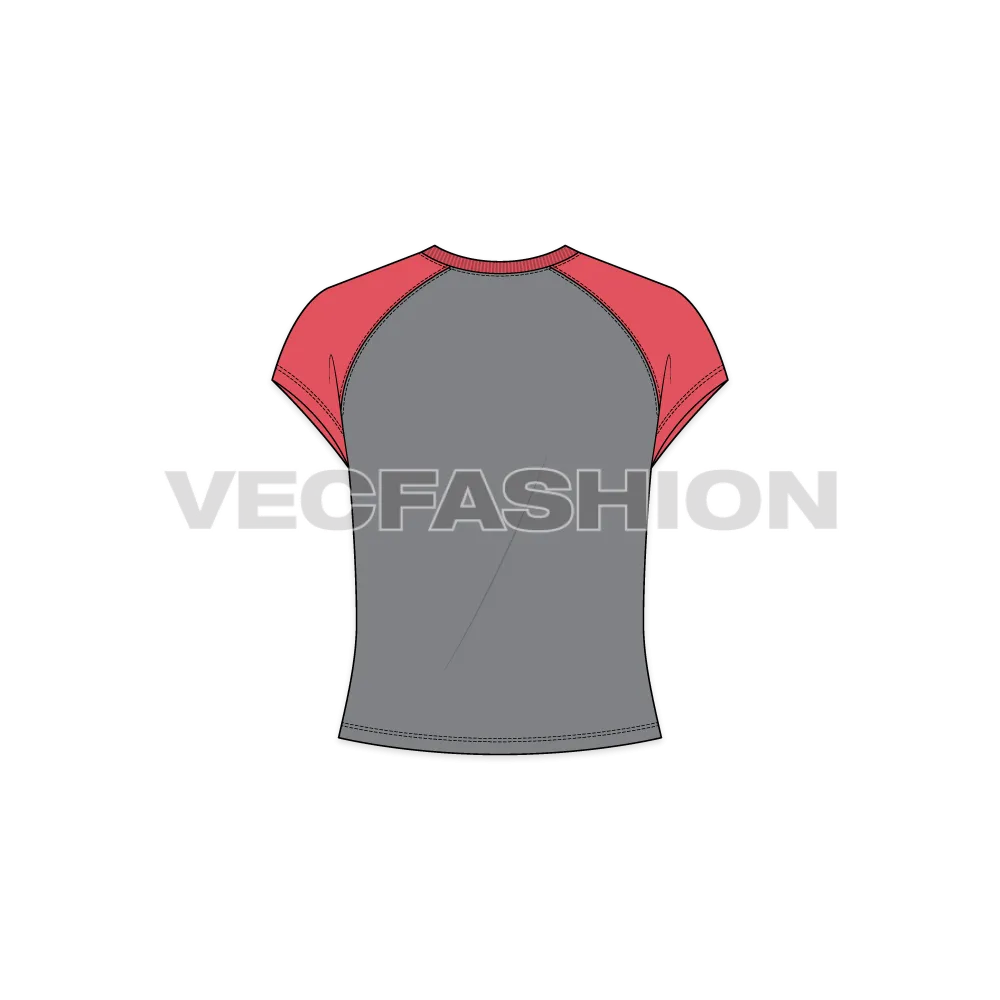 Women's Cap Sleeved Short Body Tee