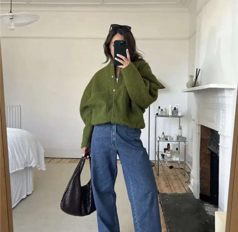 Wooly Bomber Jacket